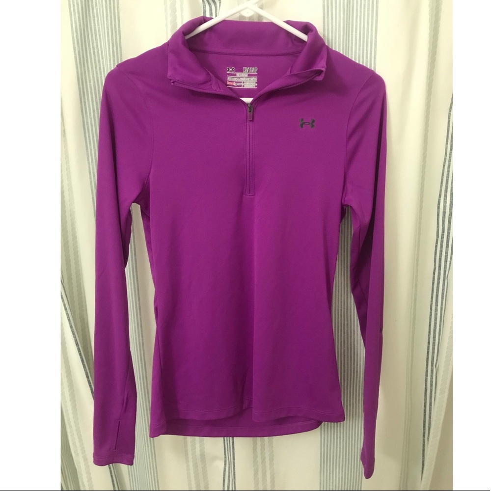 Purple Under Armour Long Sleeve Shirt XS & SMALL💜